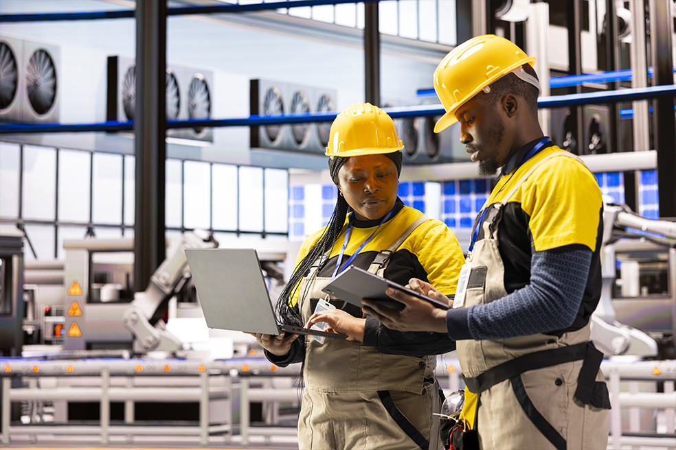 [Image d'arrière-plan industriel]